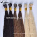 8-32 &quot;extensões reais pre ligadas do cabelo da ponta 8A do prego U 1g / S 10g / embalam o tipo do cabelo reto da cor escura